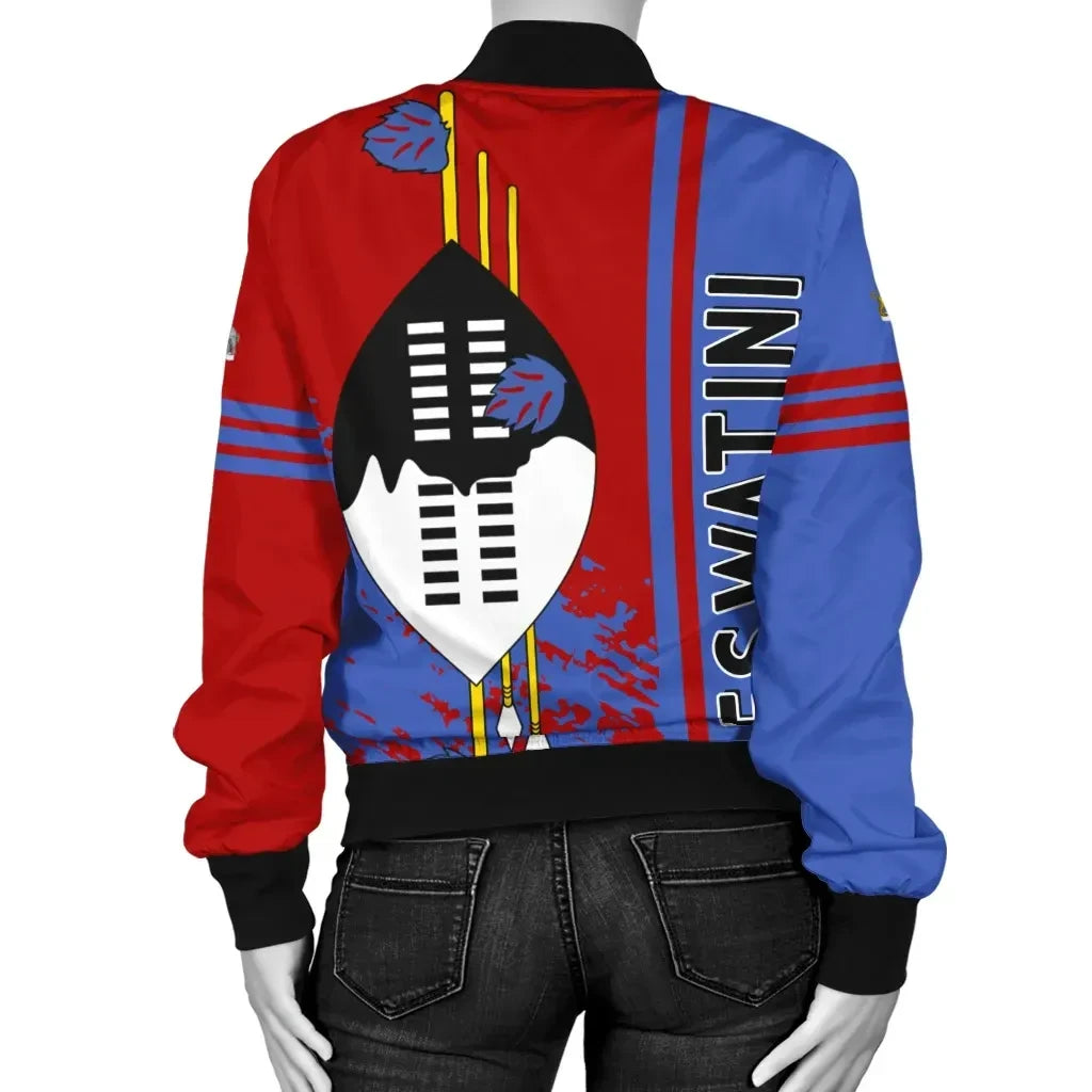 Eswatini Bomber Jacket Quarter Style