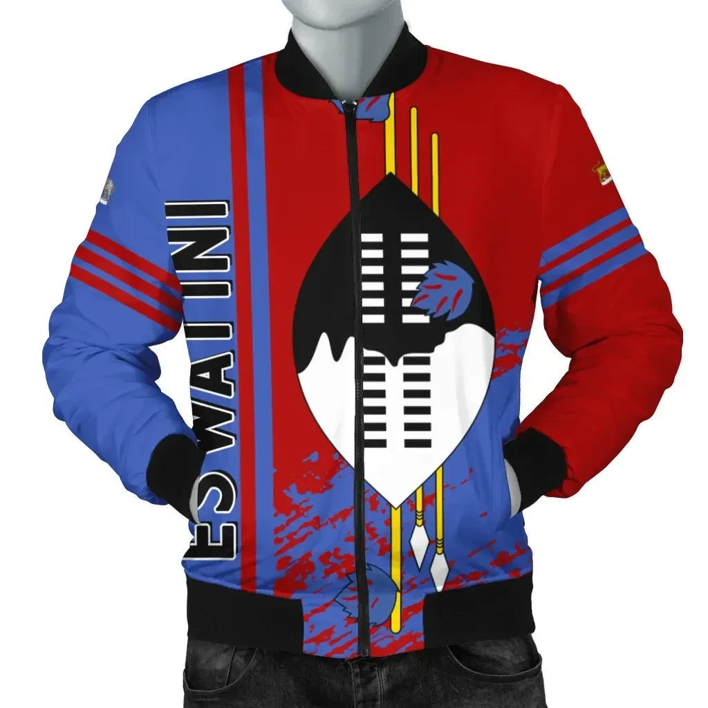 Eswatini Bomber Jacket Quarter Style