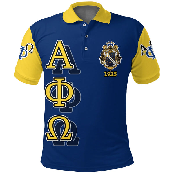 Polo - Alpha Phi Omega Royal Blue Polo Shirt