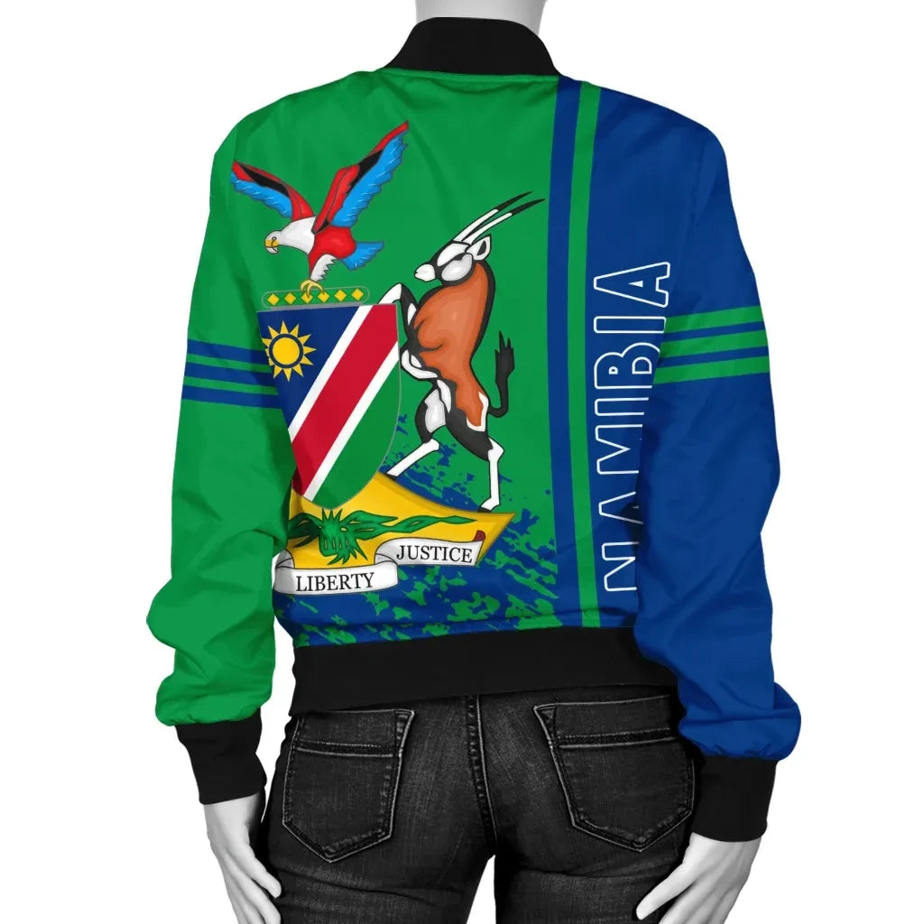 Namibia Bomber Jacket Quarter Style