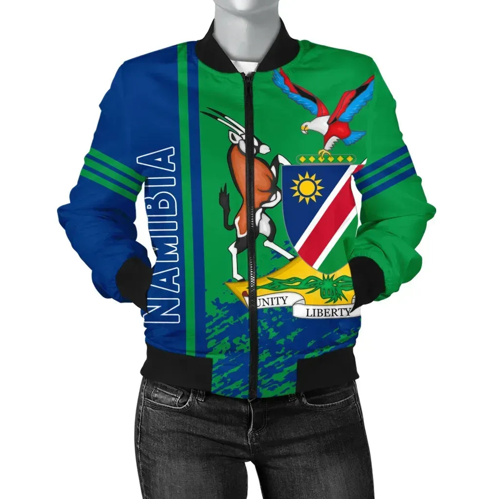 Namibia Bomber Jacket Quarter Style