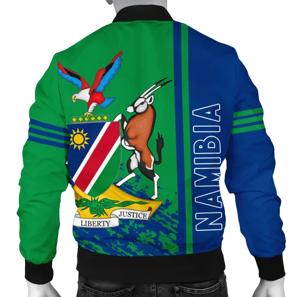 Namibia Bomber Jacket Quarter Style