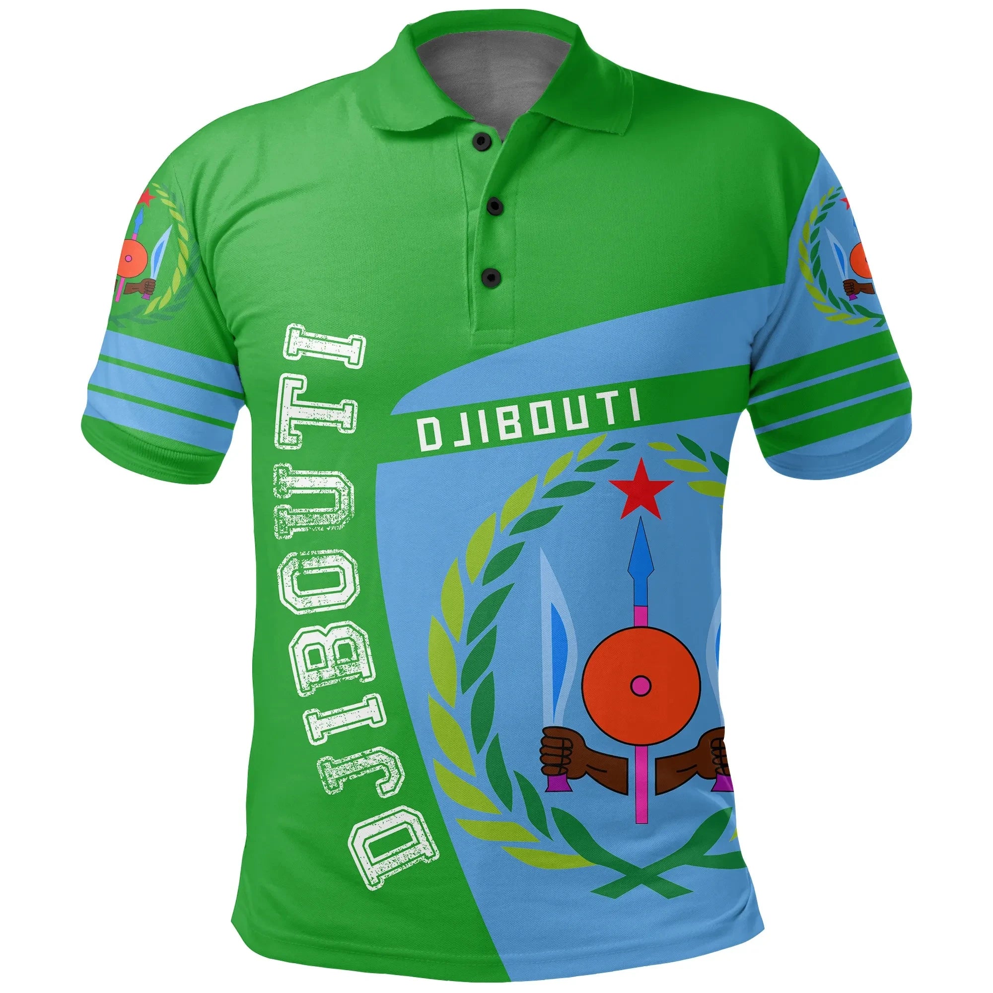 Djibouti Polo Shirt Sport Premium