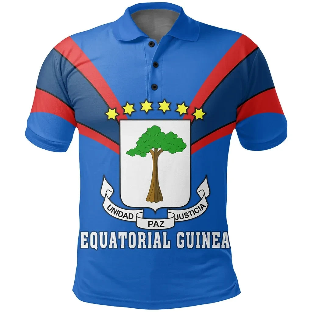 Equatorial Guinea Polo Shirt Tusk Style