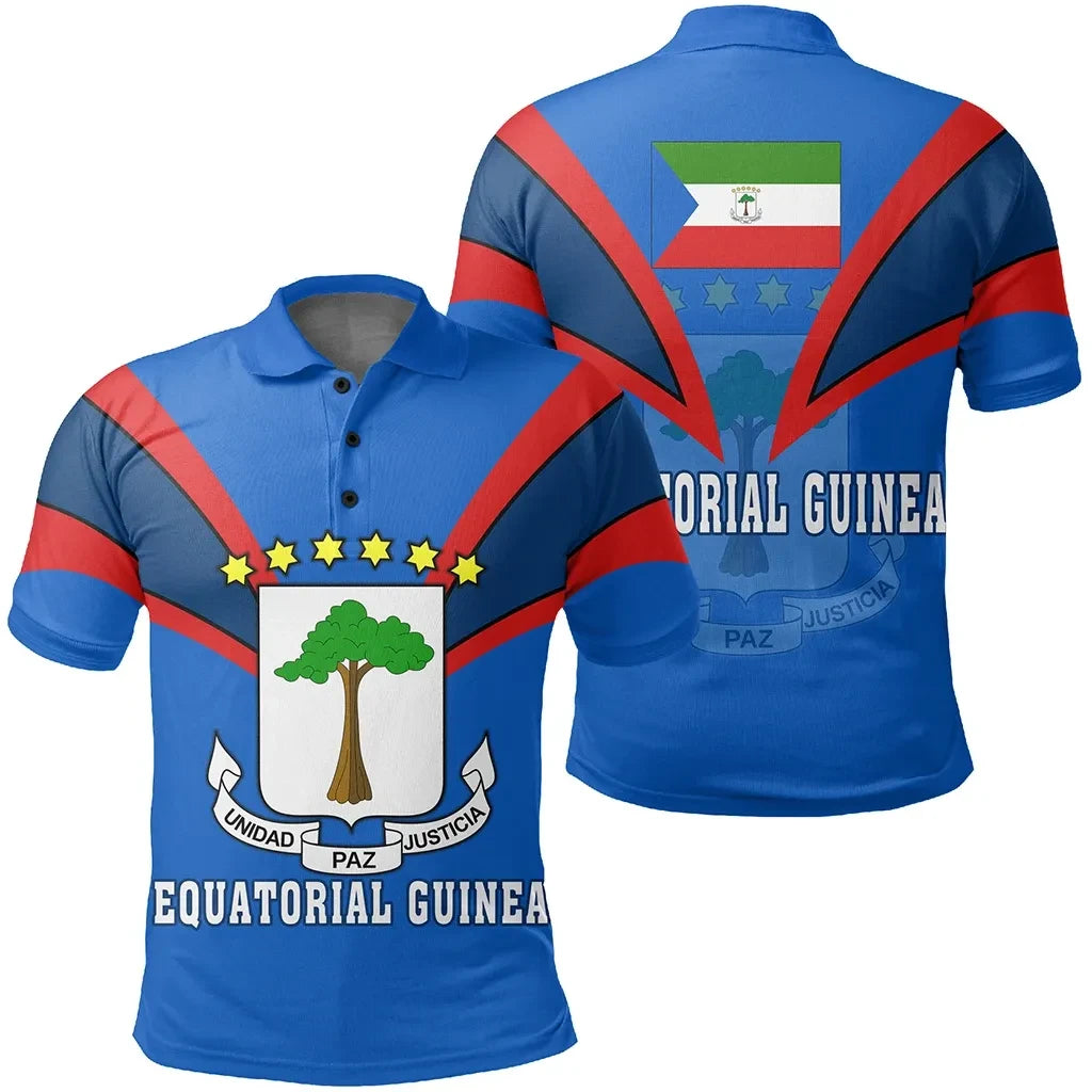 Equatorial Guinea Polo Shirt Tusk Style