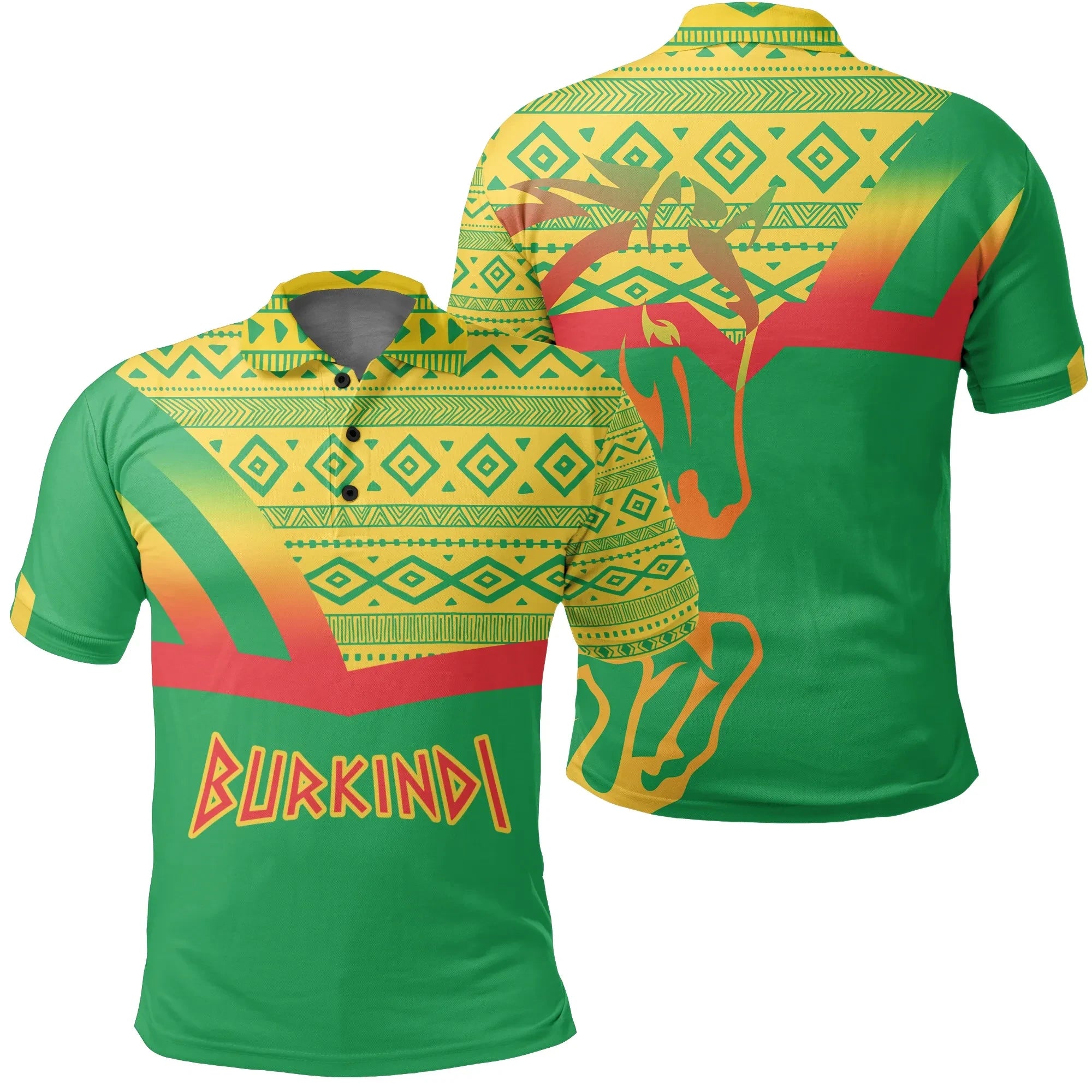 Burkina Faso Tribal Burkindi Polo Shirt - Prime Style