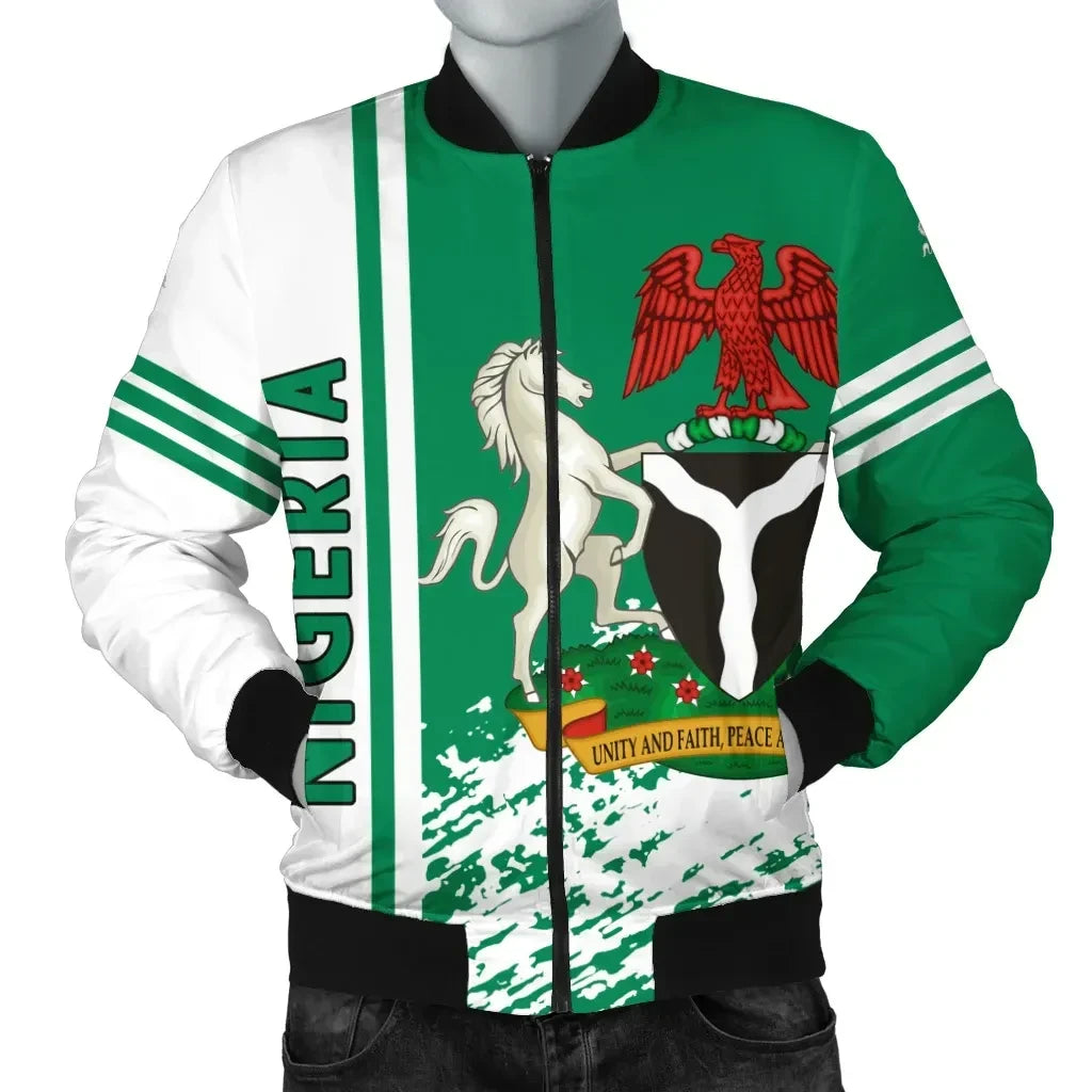 Nigeria Bomber Jacket Quarter Style