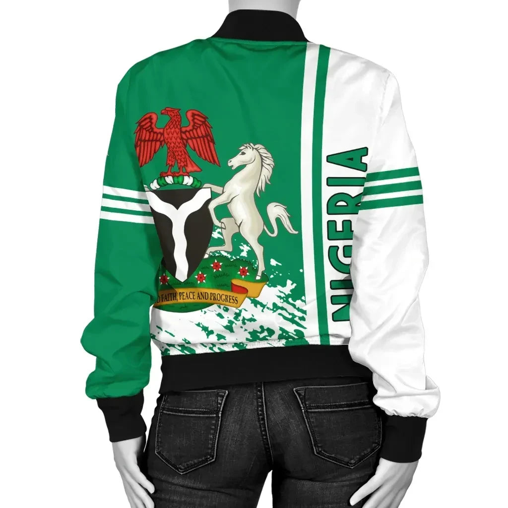 Nigeria Bomber Jacket Quarter Style