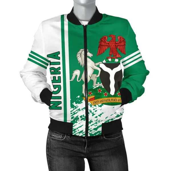 Nigeria Bomber Jacket Quarter Style