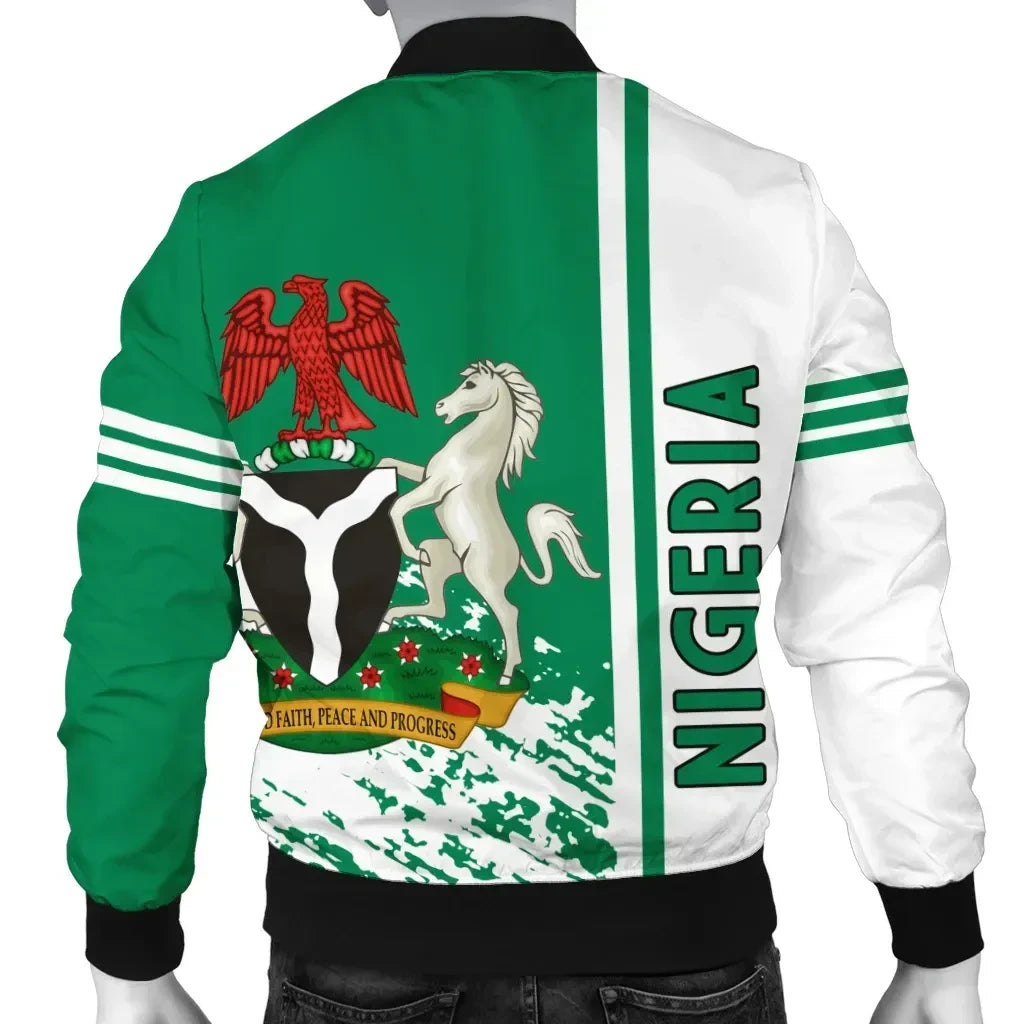 Nigeria Bomber Jacket Quarter Style