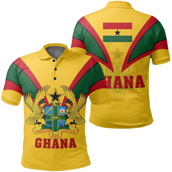 Ghana Polo Shirt Tusk Style