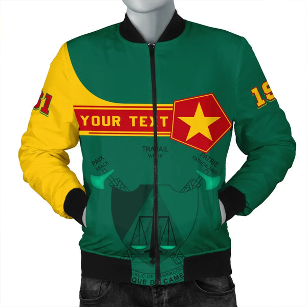 Custom Cameroon Bomber Jacket Pentagon Style