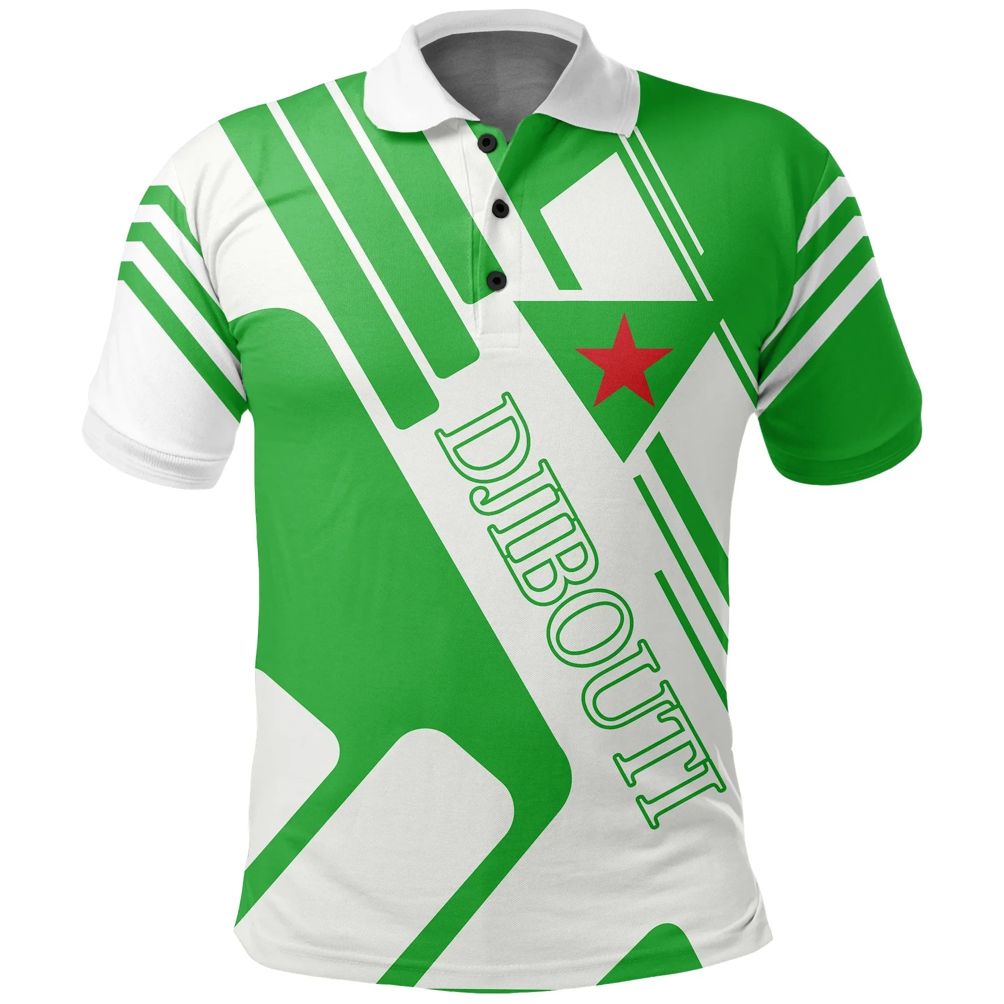 Djibouti Polo Shirt Rockie Style