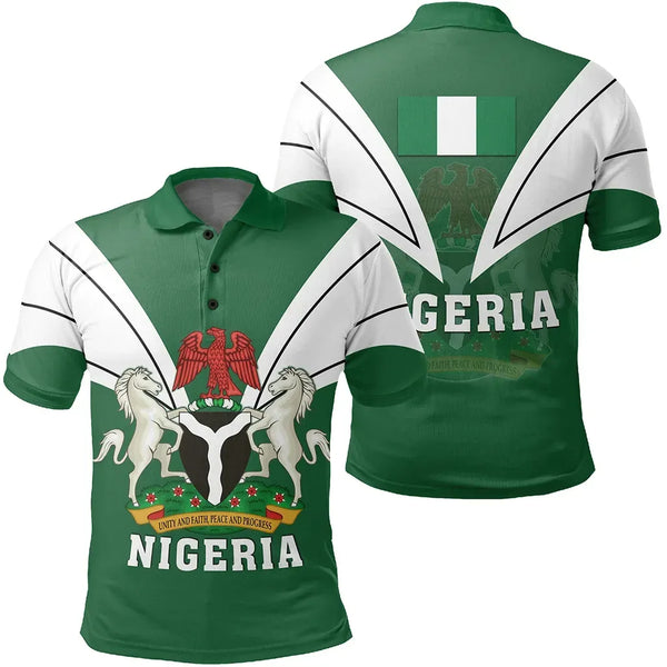 Nigeria Polo Shirt Tusk Style