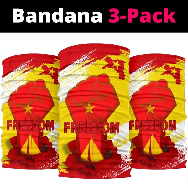 Africa Zone Bandana Multi-Functional - Freedom Tigray Flag And Map Bandana 3-Pack