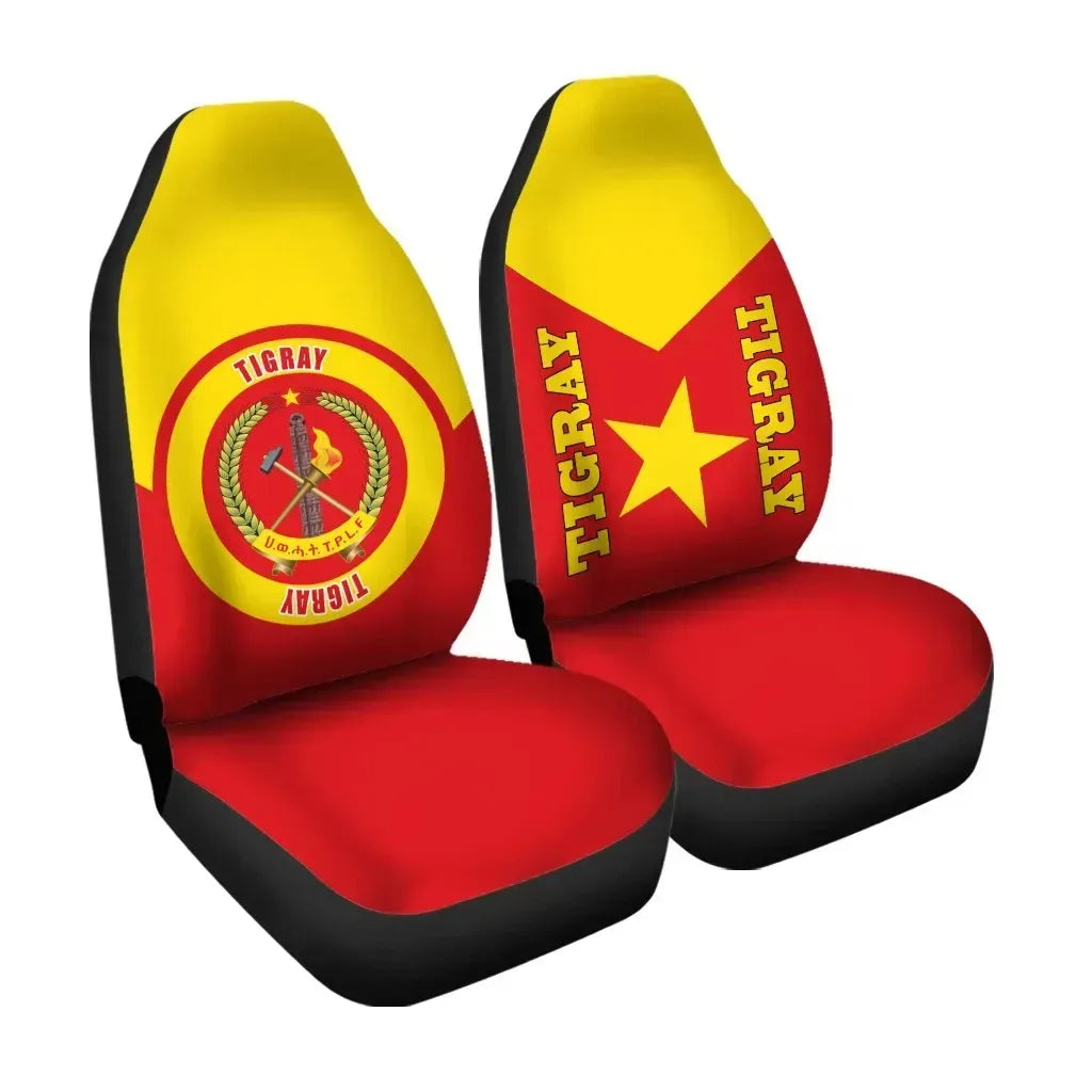 Tigray Rising Coat Of Arms Car Seat Covers