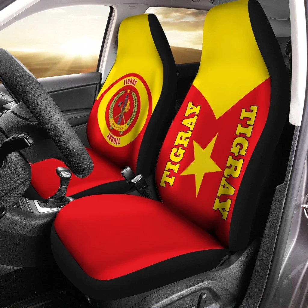 Tigray Rising Coat Of Arms Car Seat Covers