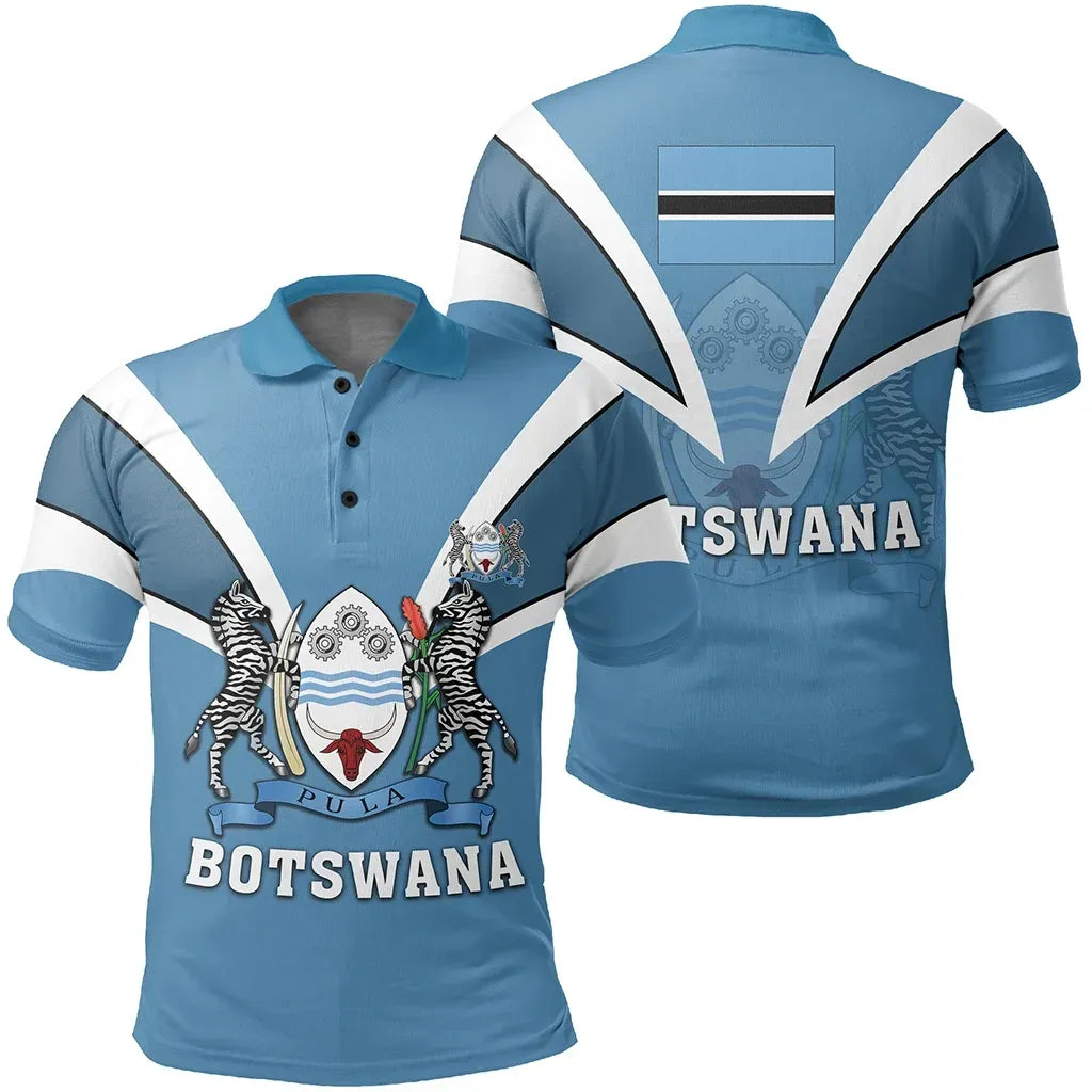 Botswana Polo Shirt Tusk Style