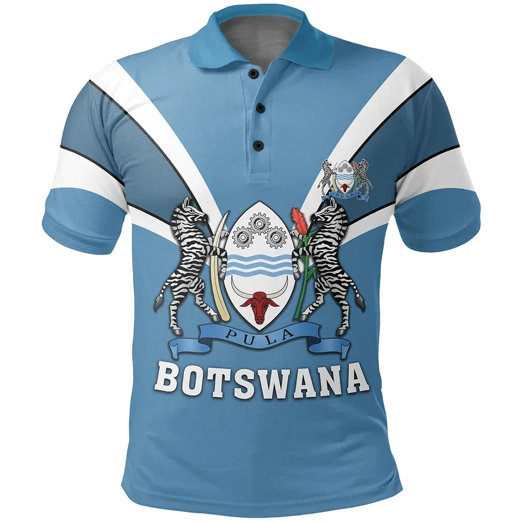 Botswana Polo Shirt Tusk Style