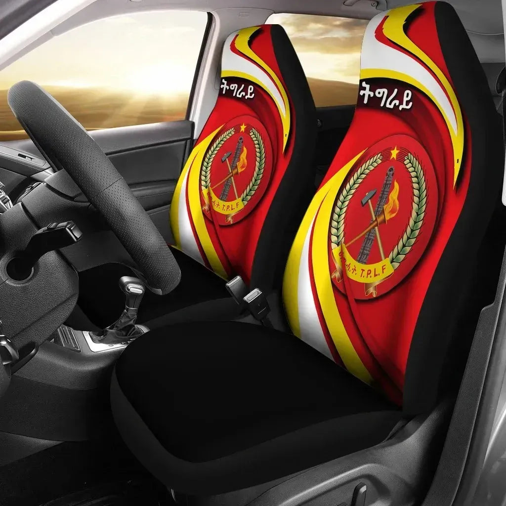 Tigray Coat Of Arms T.P.L.F Car Seat Covers