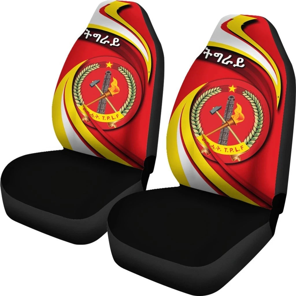 Tigray Coat Of Arms T.P.L.F Car Seat Covers