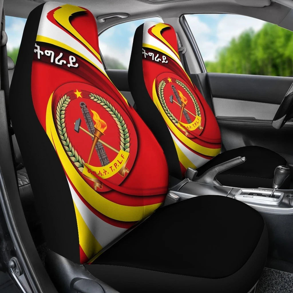 Tigray Coat Of Arms T.P.L.F Car Seat Covers