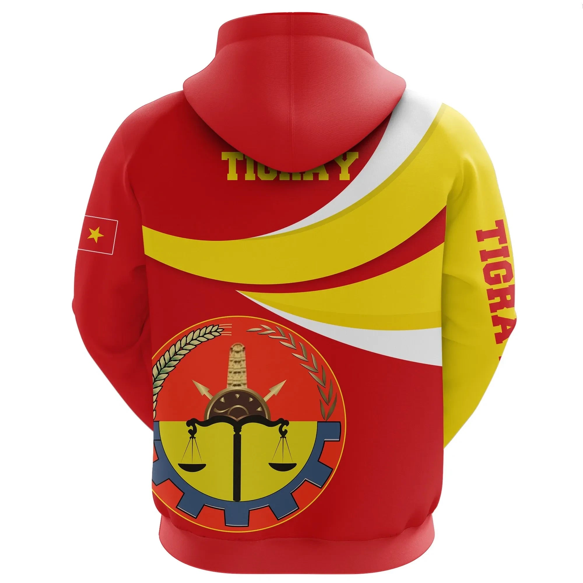 Tigray Flag Official Seal Red Pullover