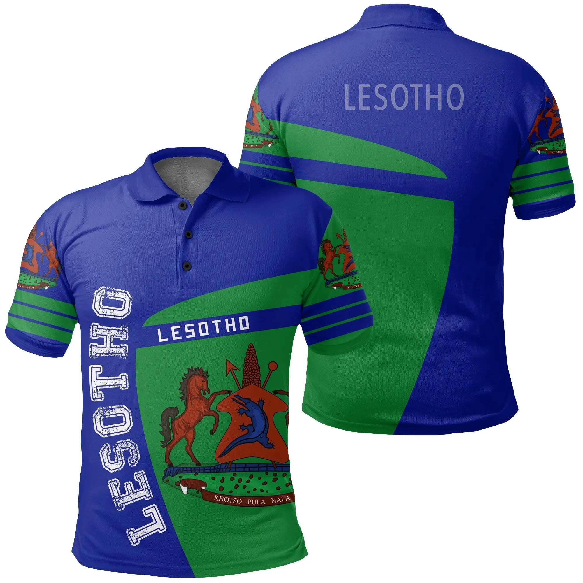 Lesotho Polo Shirt Sport Premium