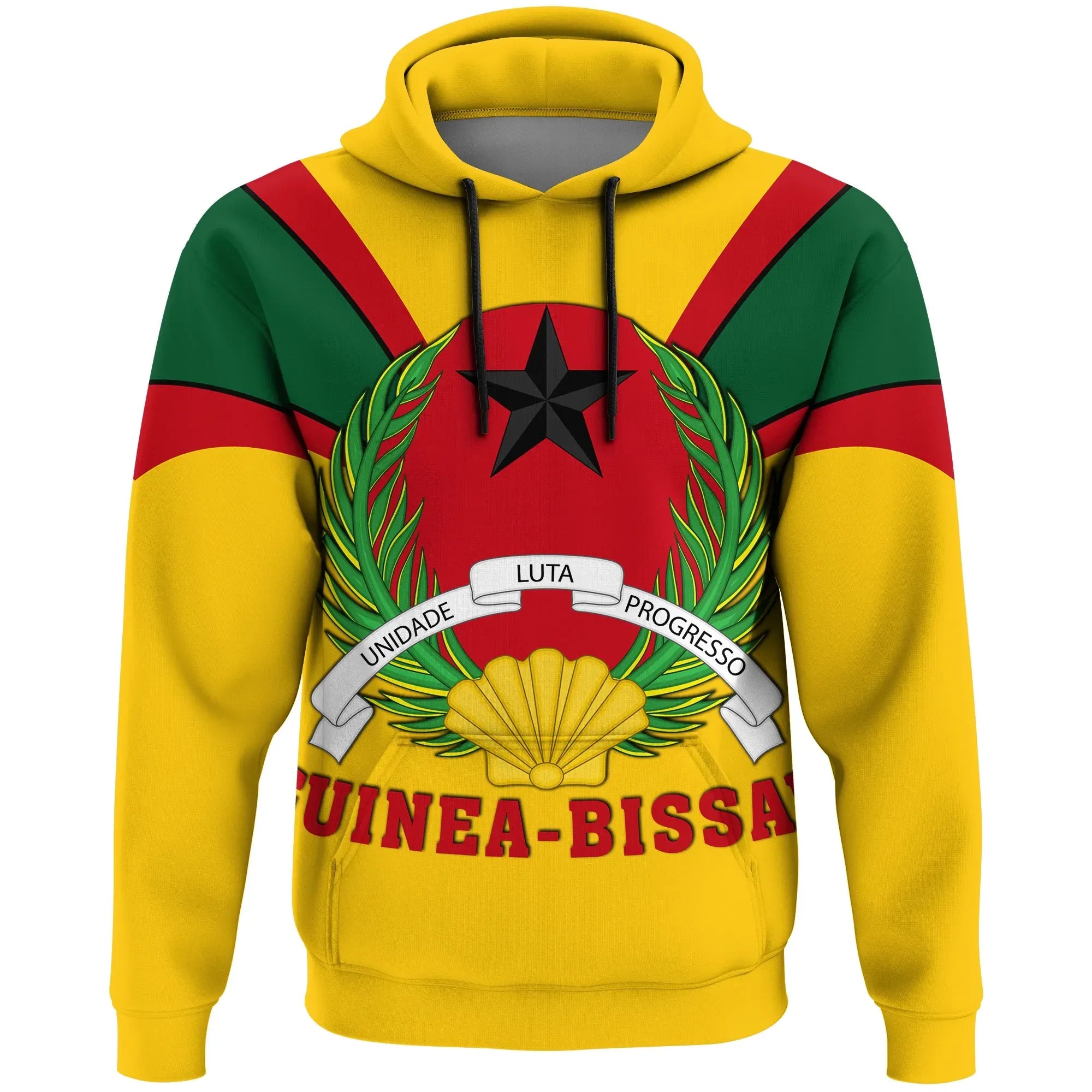 Guinea-Bissau Zip Hoodie - Tusk Style