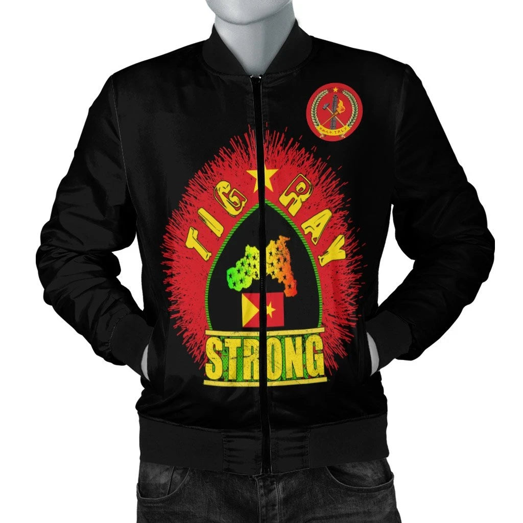 Tigray Strong (Black) Bomber Jacket