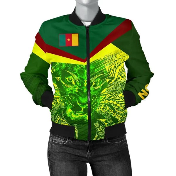 Cameroon Lion Women's Bomber Jacket