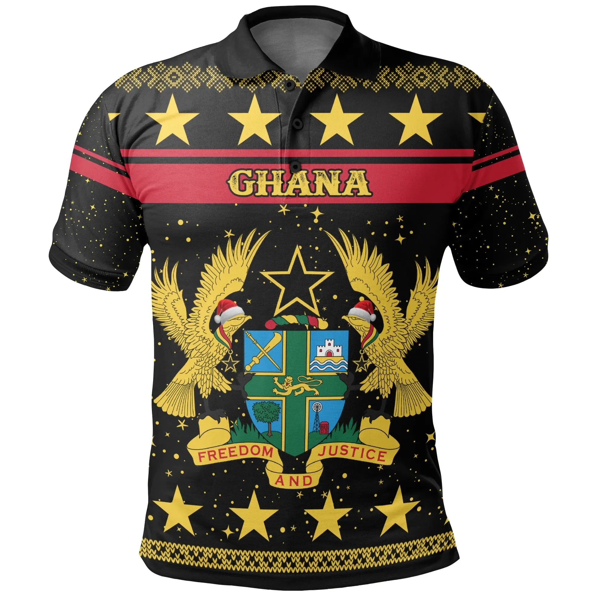 Ghana Christmas Polo Shirt