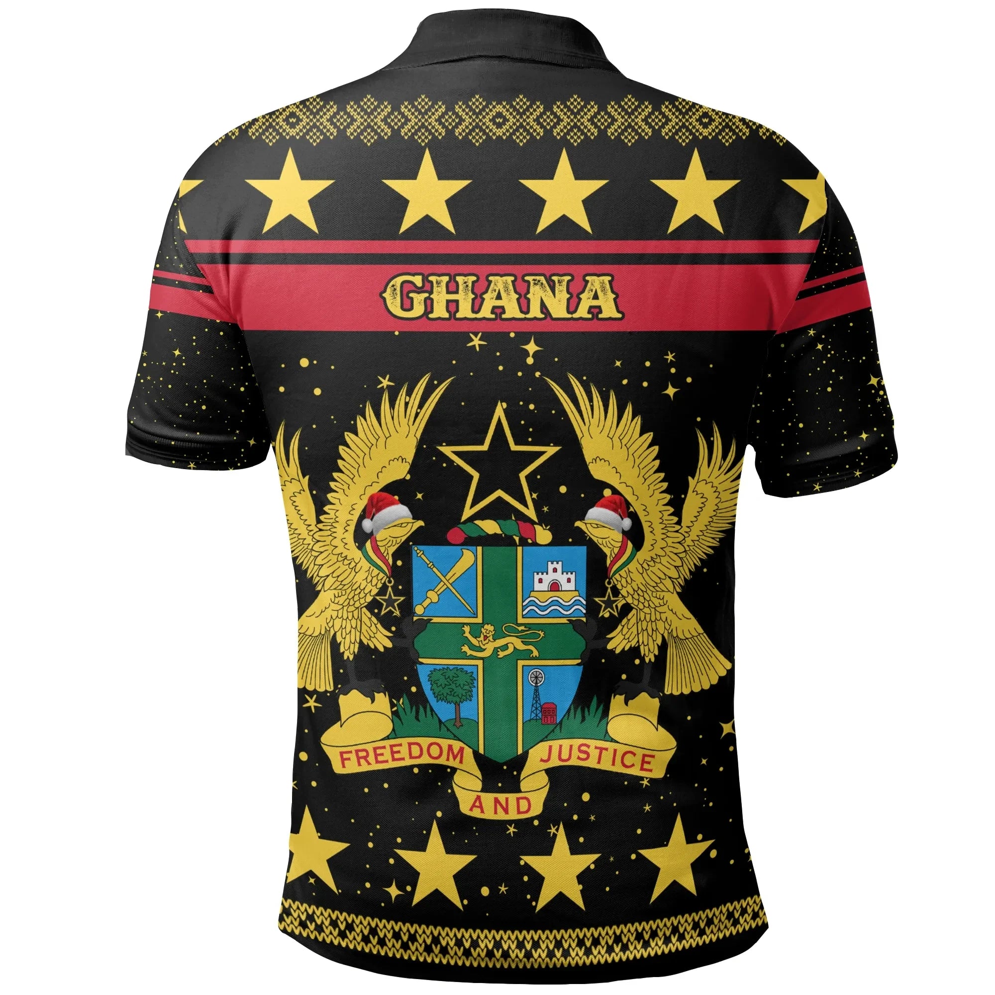 Ghana Christmas Polo Shirt