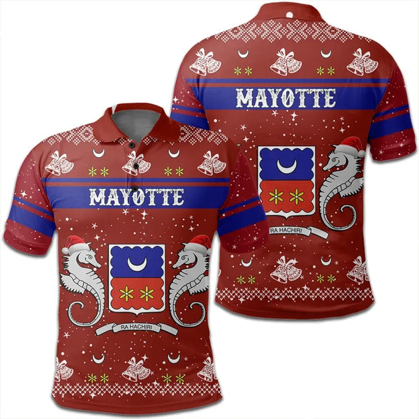 Mayotte Polo Shirt Christmas