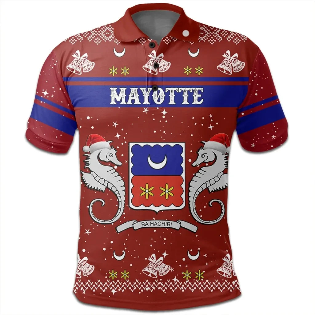 Mayotte Polo Shirt Christmas