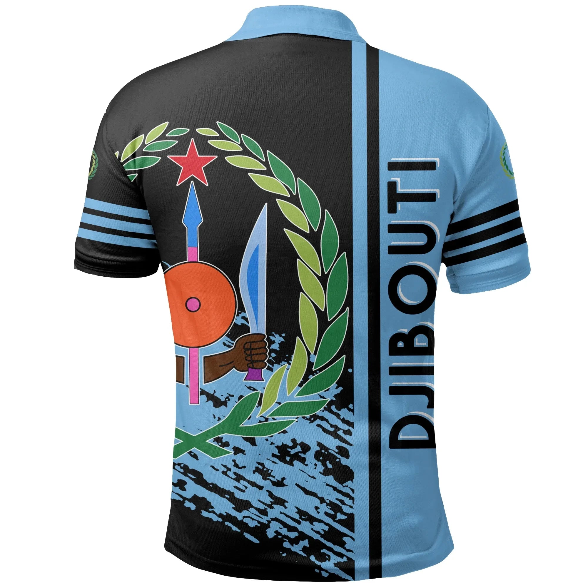 Djibouti Quarter Style Polo Shirt