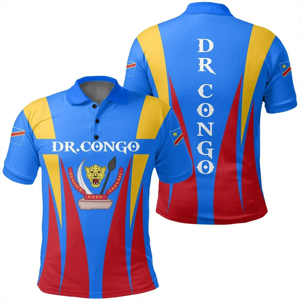 Democratic Republic of the Congo Polo Shirt Apex Style