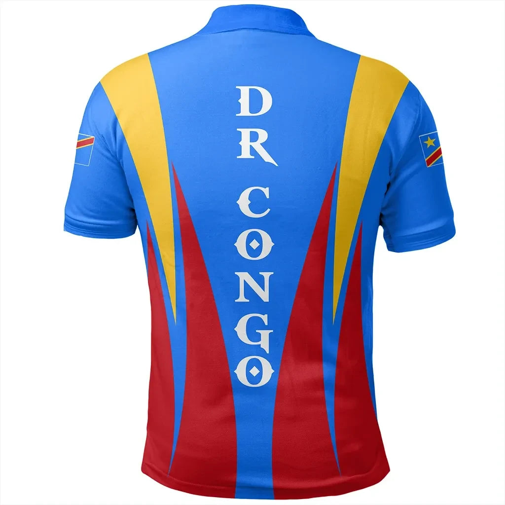 Democratic Republic of the Congo Polo Shirt Apex Style