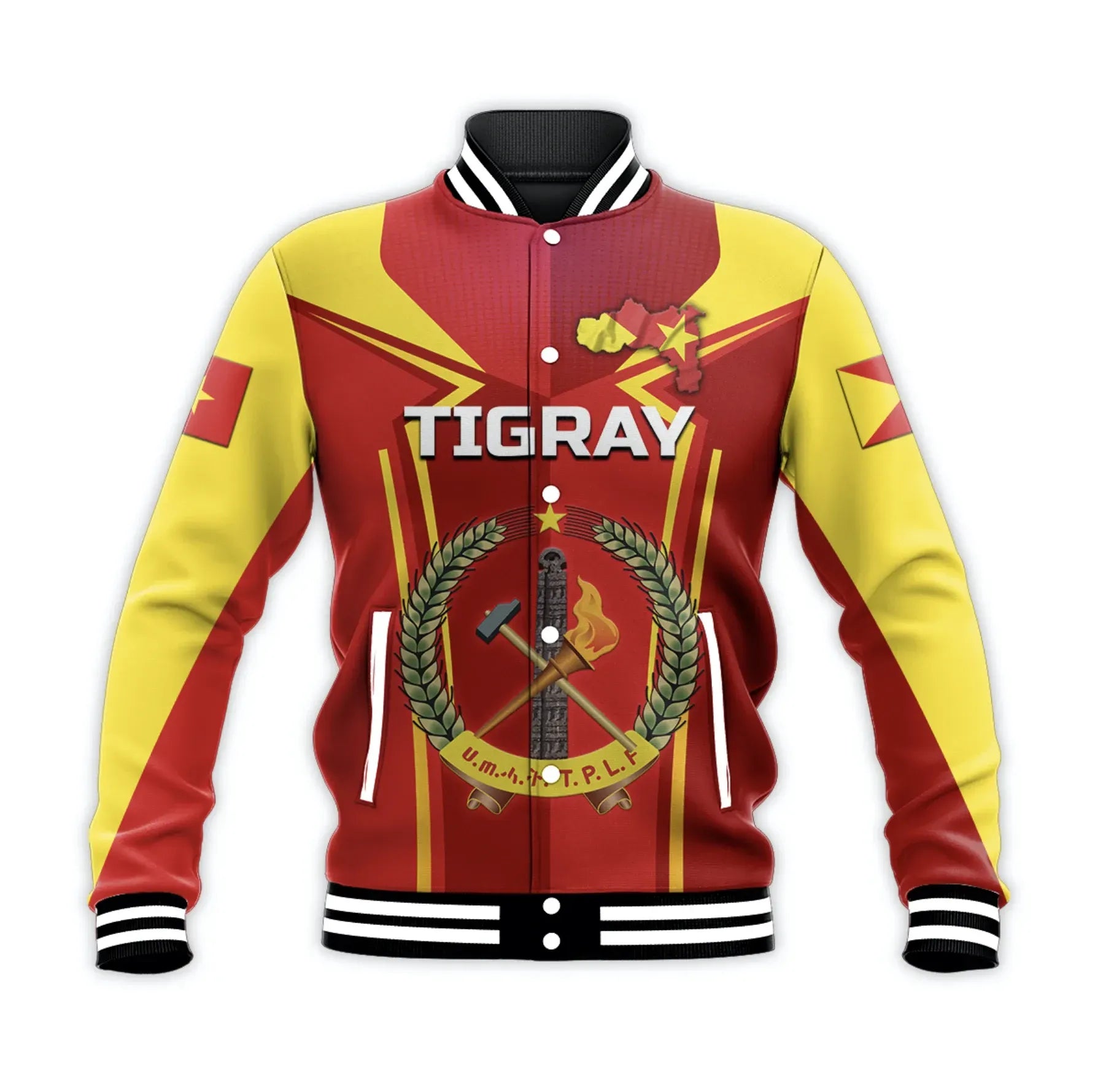 Africa Jacket - Tigray Unique Version Baseball Jacket