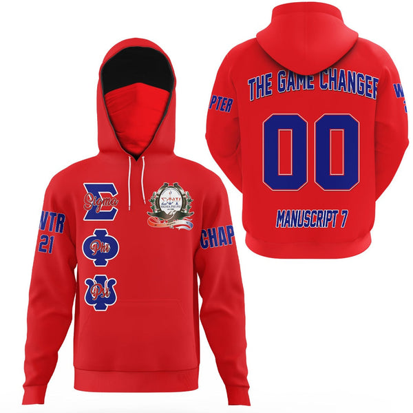 (Custom) Getteestore Hoodie - Sigma Phi Psi Hoodie Gaiter