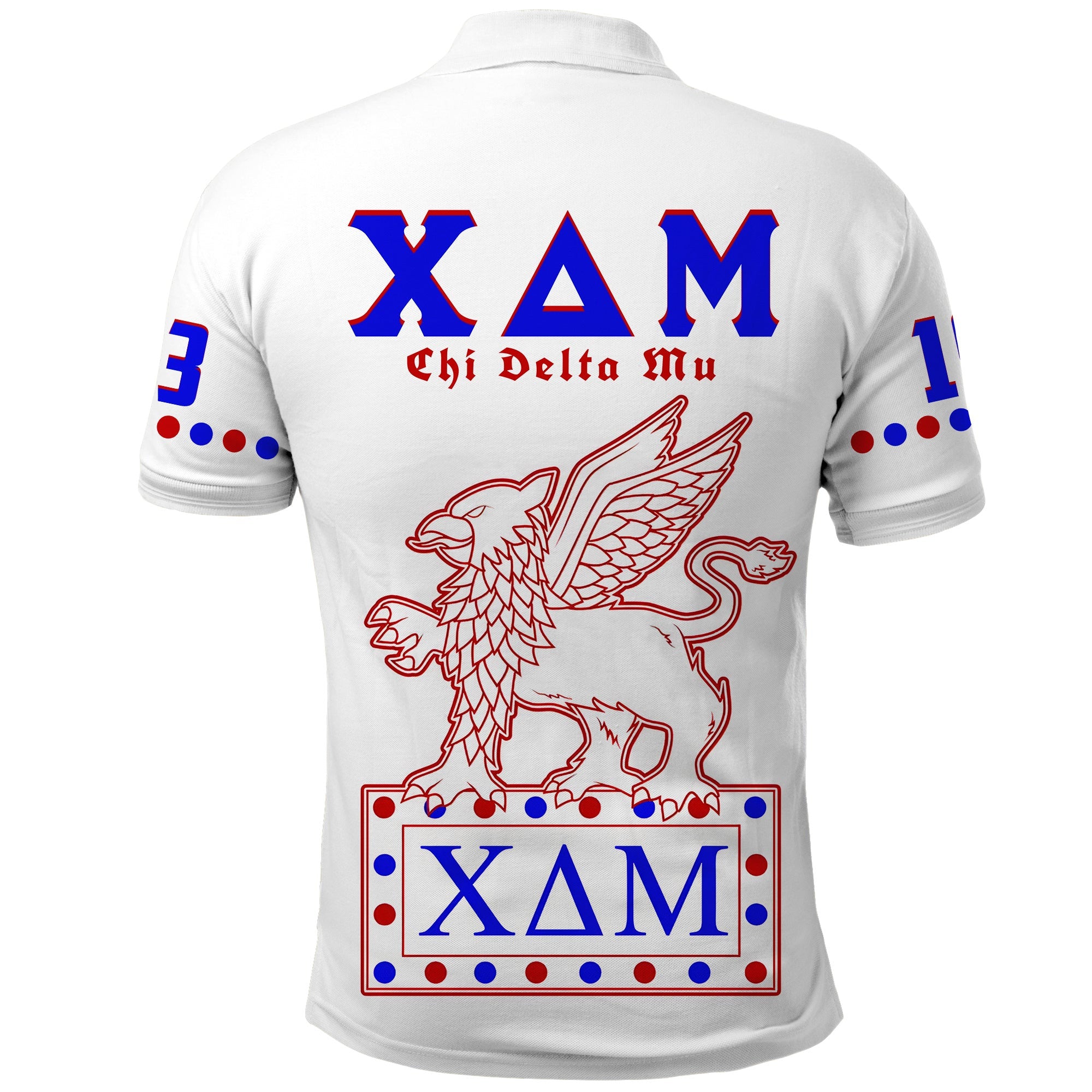 Polo - (Custom Personalised) Chi Delta Mu Polo Shirt Health Professional