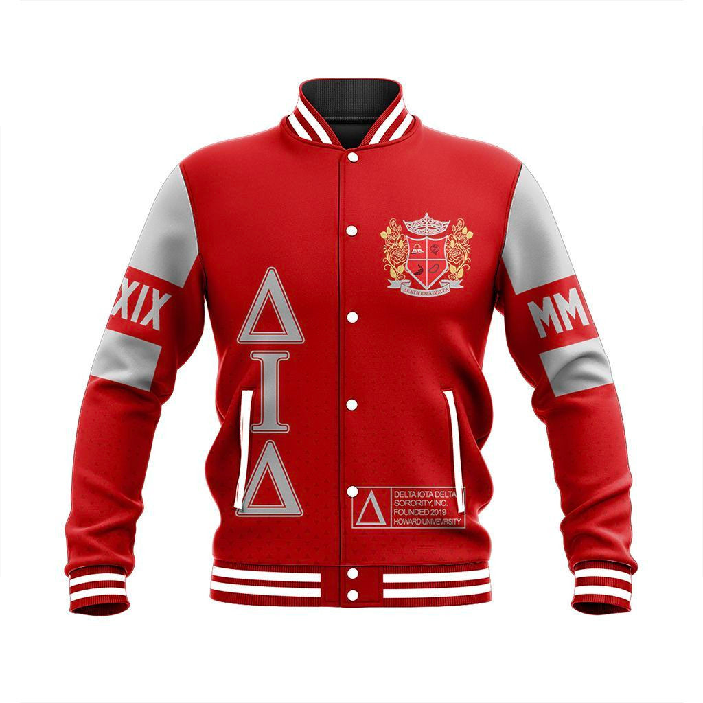 Sorority Jacket - MCM Delta Iota Delta Baseball Jacket