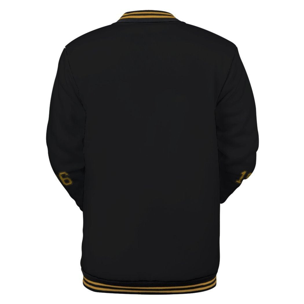 Fraternity Jacket - Alpha Phi Alpha Black Panther Africa Map Baseball Jacket