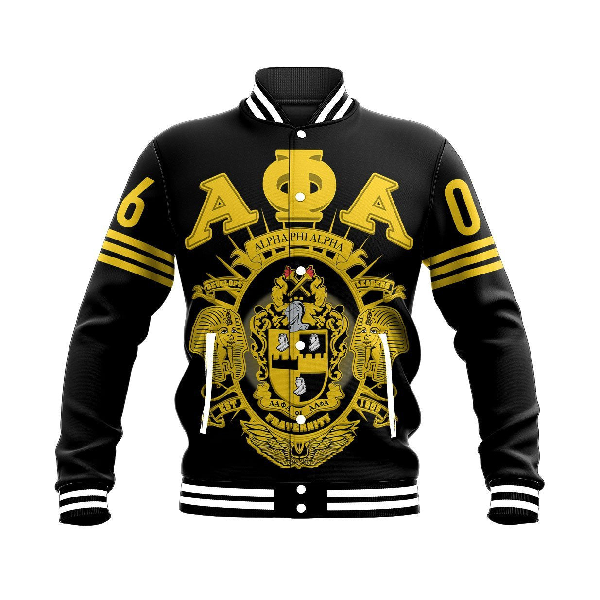 Fraternity Jacket - Pharaoh Alpha Phi Alpha Baseball Jacket