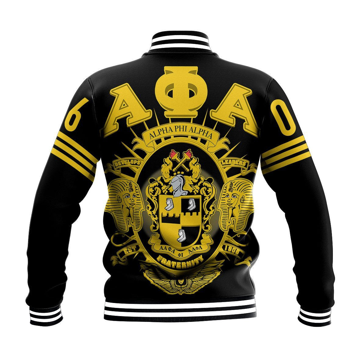 Fraternity Jacket - Pharaoh Alpha Phi Alpha Baseball Jacket