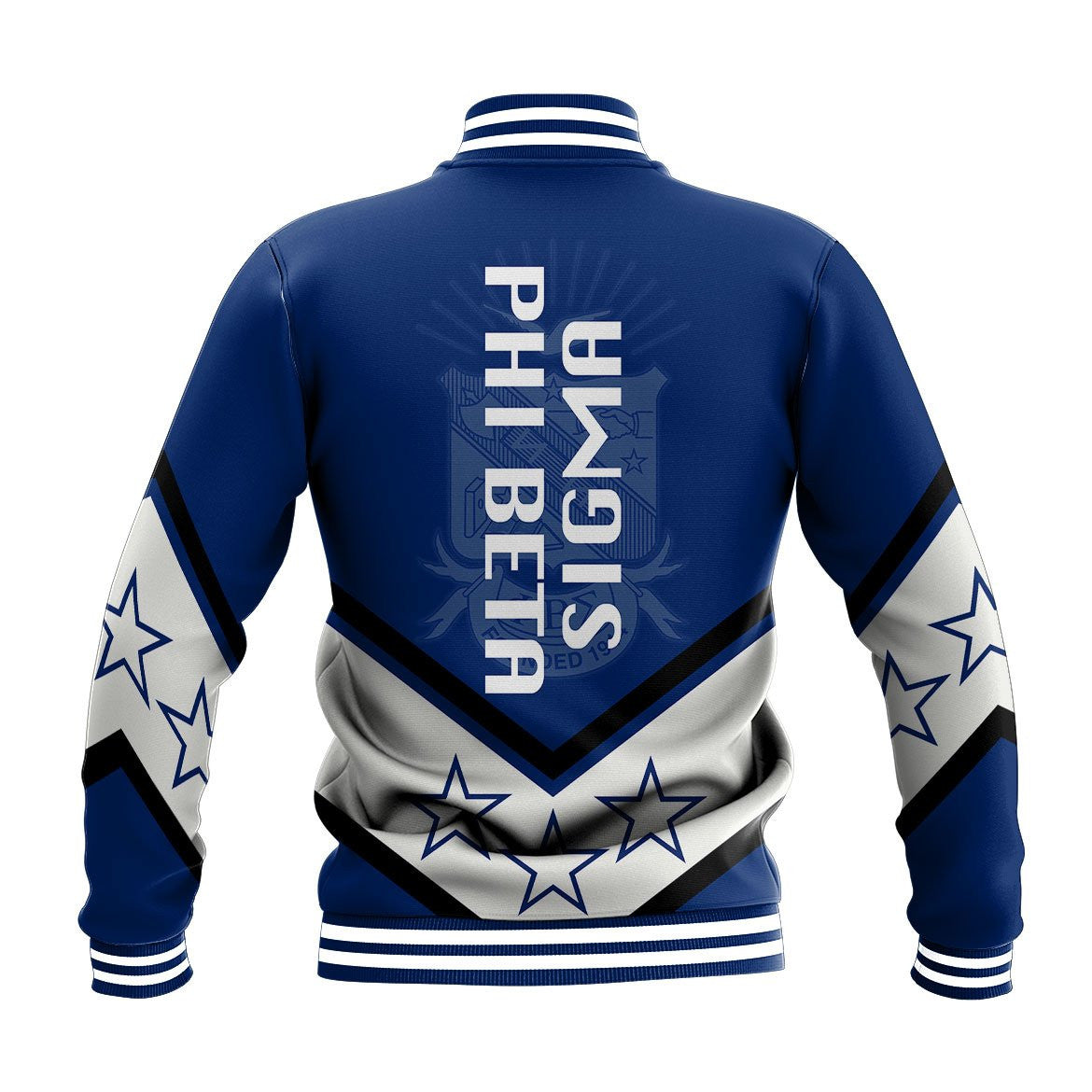 Fraternity Jacket - Stars Phi Beta Sigma Baseball Jacket
