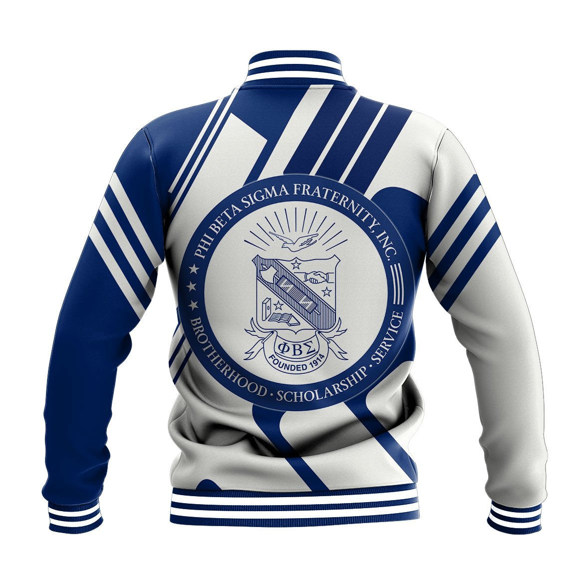 Fraternity Jacket - Phi Beta Sigma Rockie Style Baseball Jacket