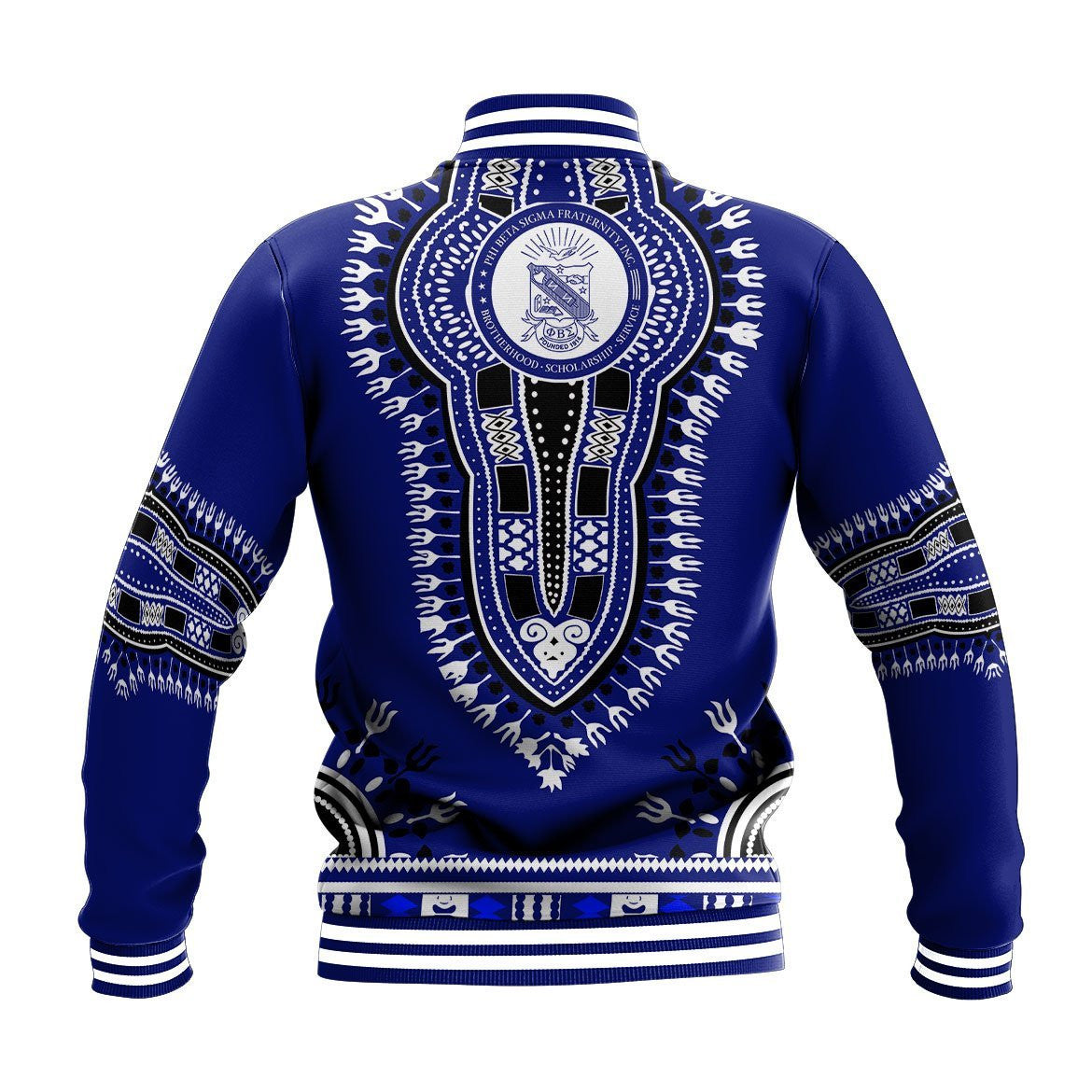 Fraternity Jacket - Phi Beta Sigma Dashiki Baseball Jacket