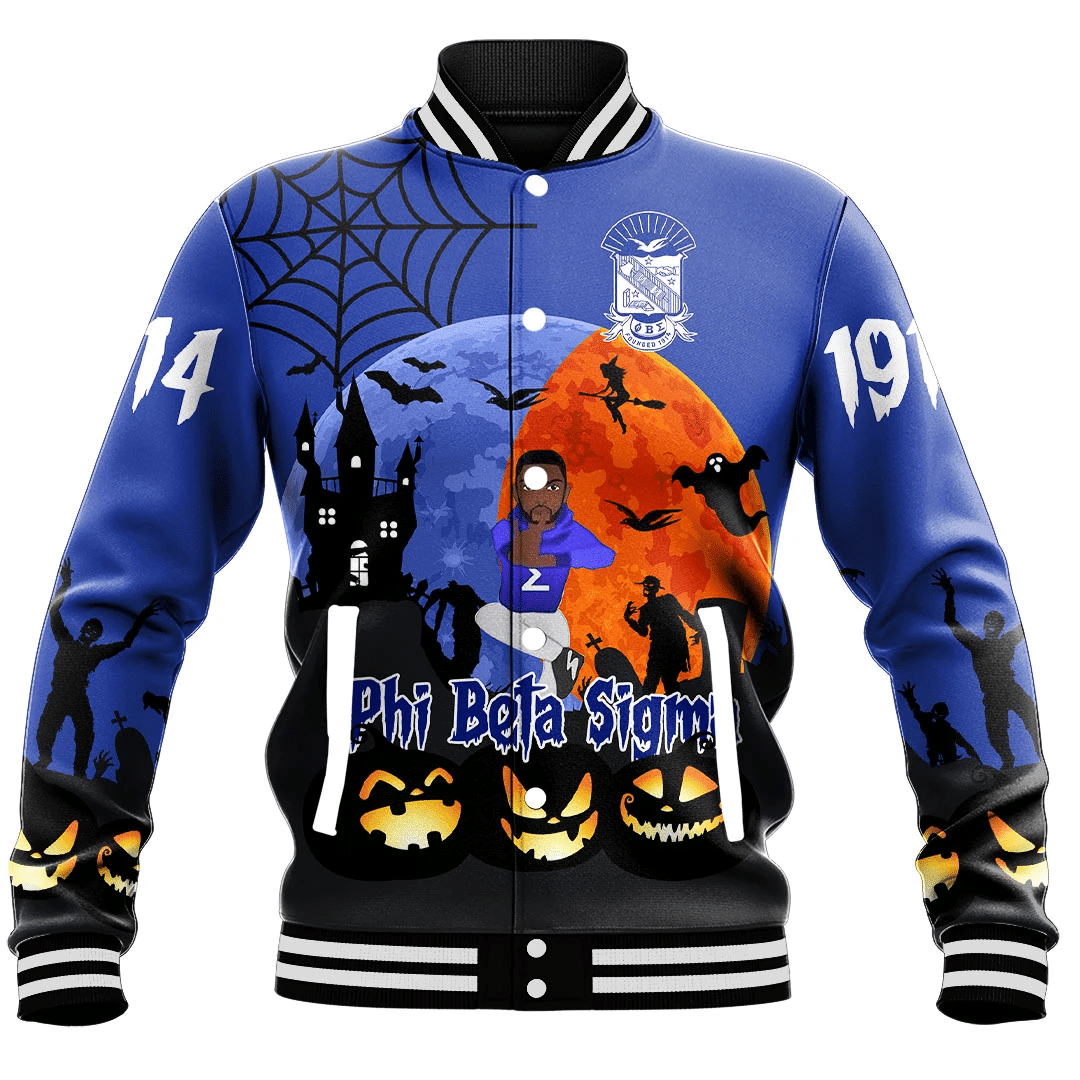 Fraternity Jacket - Phi Beta Sigma Halloween Baseball Jackets