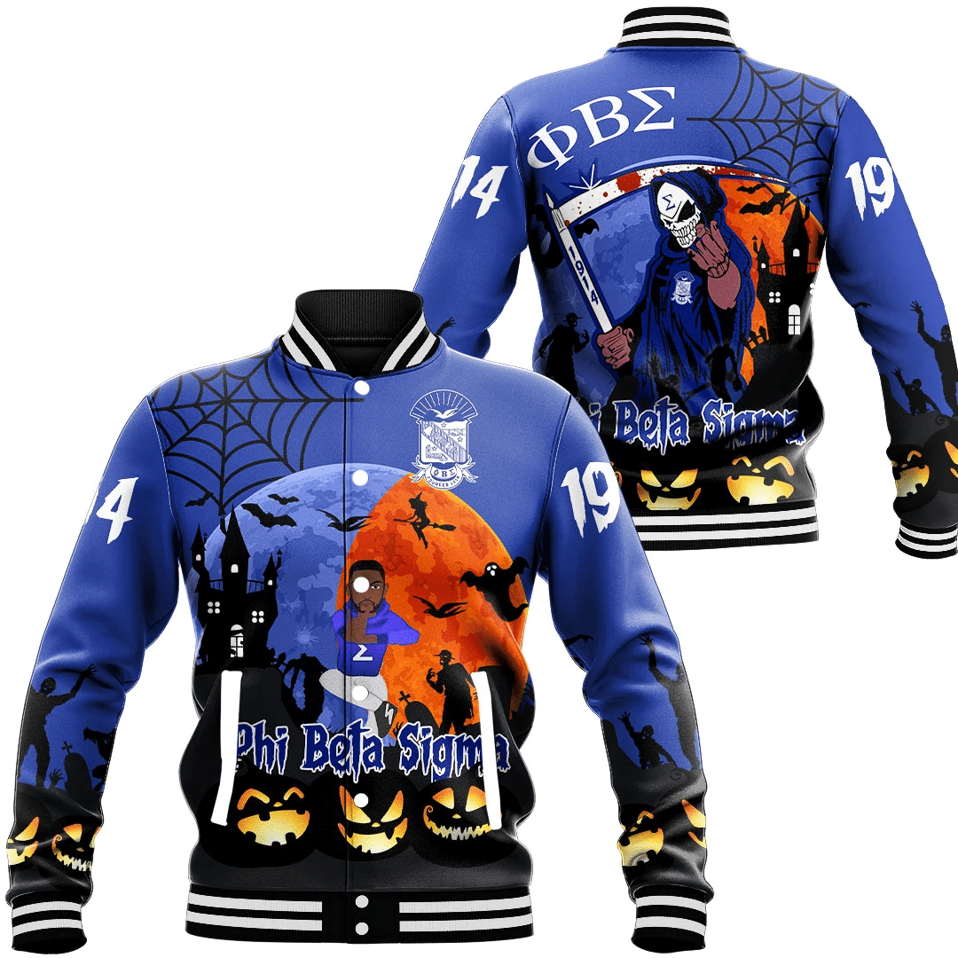 Fraternity Jacket - Phi Beta Sigma Halloween Baseball Jackets